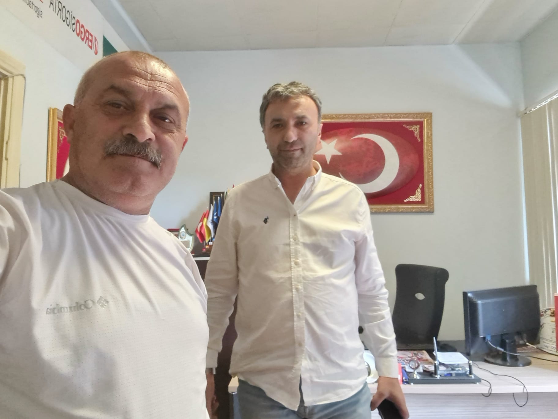 Hasbaş'tan, Hendekli Gazeteci Mehmet Kavis'e  Ziyaret
