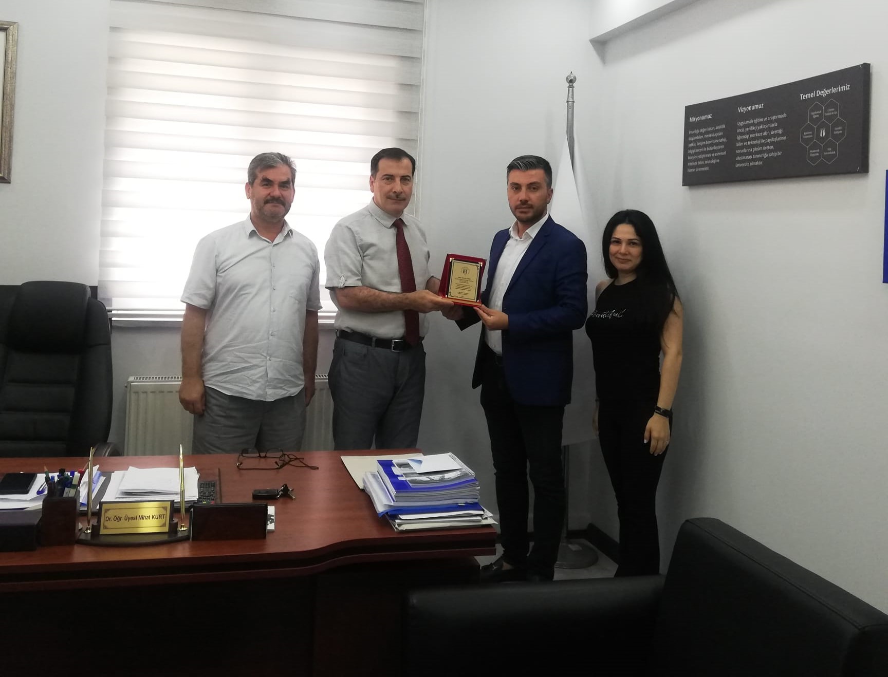 Hendek MYO’da Beton Test Presinin bakım ve kalibrasyon uygulamaları yapıldı