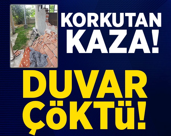 Çöken Duvarın Altında kaldı