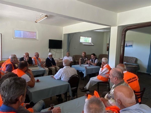 Orman Yangınları Hakkında Bilgilendirdiler