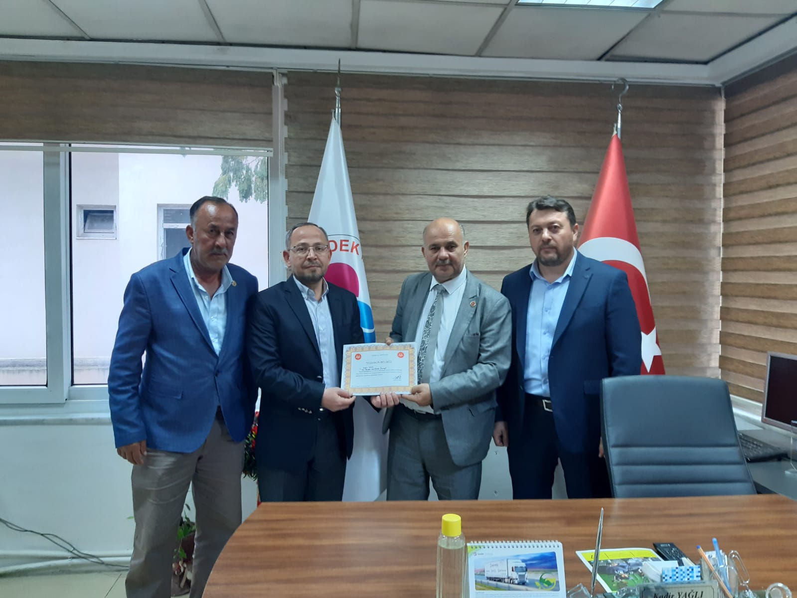 Müftü Gür, Muhtarlara Teşekkür etti