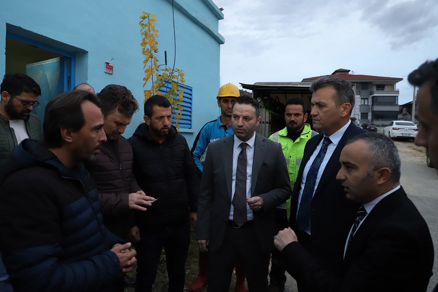 Başkan Yüce talimat verdi, SASKİ heyeti çalışmaları yerinde inceledi
