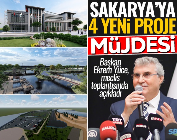 Başkan Yüce’den 4 yeni proje müjdesi