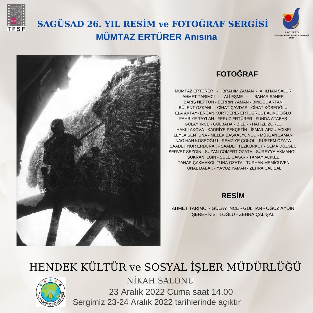 HENDEKLİ SANATSEVERLERE SAGÜSAD DAVETİ