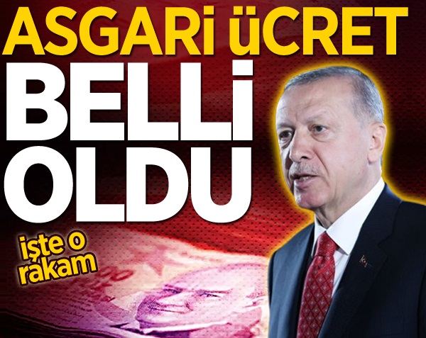Asgari ücrette rakam belli oldu