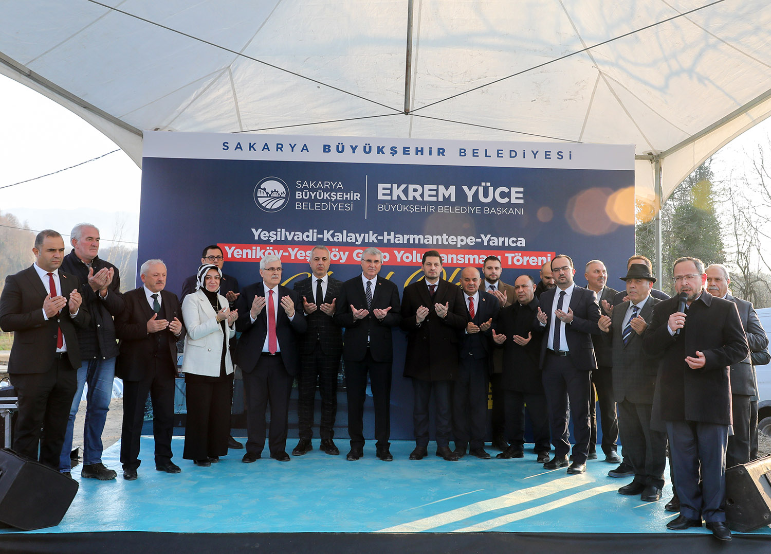 Başkan Yüce Hendek’te konuştu