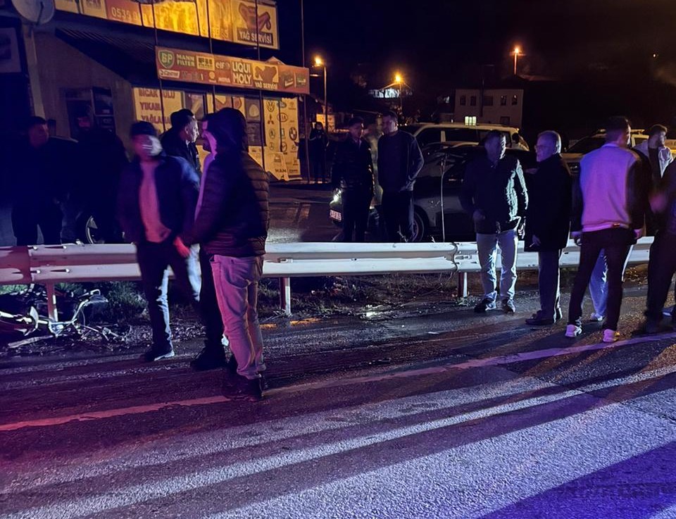 Panelvan aracın çarptığı Motosiklet sürücüsü yaralandı
