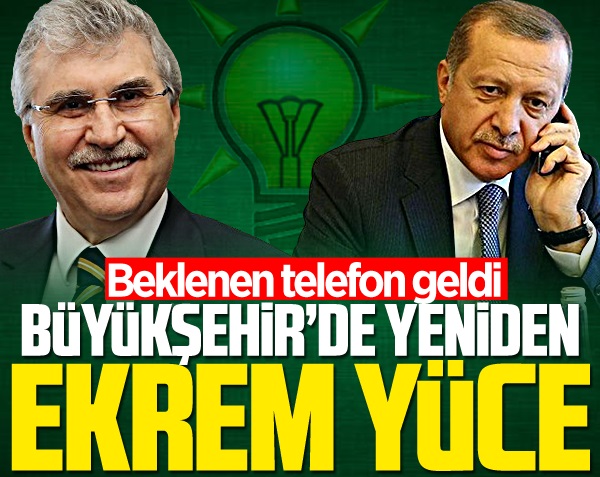 Büyükşehir'de yeniden Ekrem Yüce